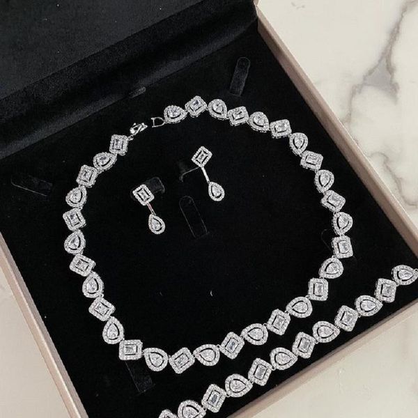 necklaces iced out bling geometric cz cluster tennis choker necklace for women luxury 5a cubic zirconia lady choker, Silver
necklaces iced out bling geometric cz cluster tennis choker necklace for women luxury 5a cubic zirconia lady choker, Silver