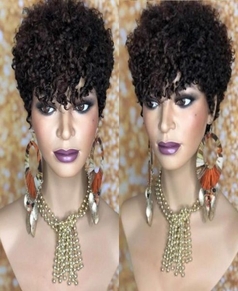 short kinky curly wig natural black color brazilian human hair remy bob wigs for american women 150 density daily3577634, Black;brown
short kinky curly wig natural black color brazilian human hair remy bob wigs for american women 150 density daily3577634, Black;brown