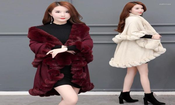 scarves fashion double layer handcraft fur cape shawl long knit cashmere poncho coat wraps faux pashmina cloak women winter8949198, Blue;gray
scarves fashion double layer handcraft fur cape shawl long knit cashmere poncho coat wraps faux pashmina cloak women winter8949198, Blue;gray