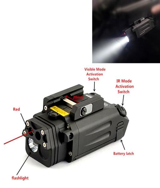 tactical dbalpl type light white led 400 lumens flashlight with red laser and ir led illuminator visible laser pointer8686473
tactical dbalpl type light white led 400 lumens flashlight with red laser and ir led illuminator visible laser pointer8686473