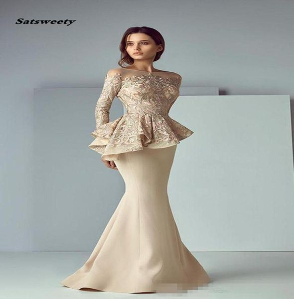 champagne peplum long formal dresses evening wear sheer neck long sleeve lace stain dubai arabic party gowns mermaid prom dress8615329, Black
champagne peplum long formal dresses evening wear sheer neck long sleeve lace stain dubai arabic party gowns mermaid prom dress8615329, Black