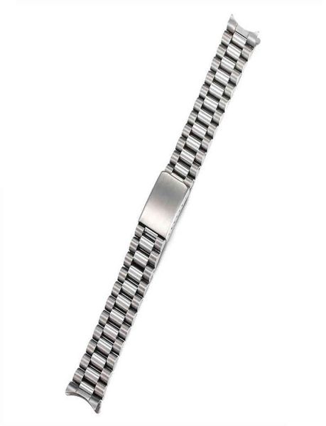 18mm 20mm brush polish solid stainless steel president strap band curved end fit h2204198136709, Black;brown
18mm 20mm brush polish solid stainless steel president strap band curved end fit h2204198136709, Black;brown