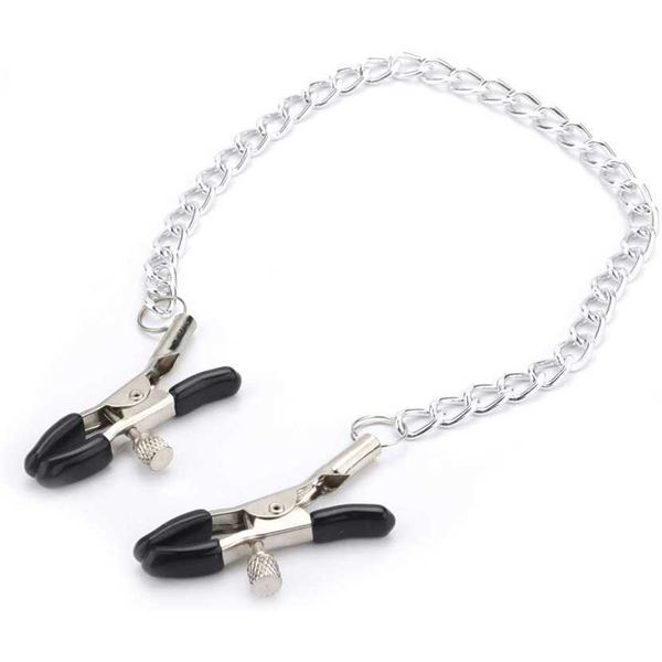 factory outlet adjustable pressure strap chain women's nipple toy silver 
factory outlet adjustable pressure strap chain women's nipple toy silver