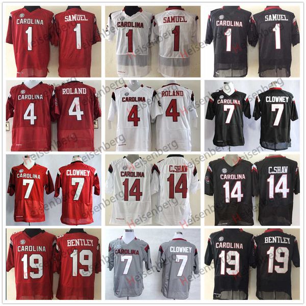 ncaa college south carolina gamecock football jerseys 1 deebo samuel 4 shaq roland 7 jadeveon clowney 14 connor shaw 19 jake bentley jersey, Black
ncaa college south carolina gamecock football jerseys 1 deebo samuel 4 shaq roland 7 jadeveon clowney 14 connor shaw 19 jake bentley jersey, Black