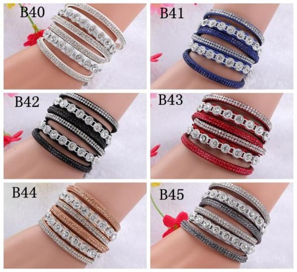 stylish multilayer drilling leather flannelette bracelet handmade rhinestone leather wrap bracelets women039s wristband je2239685, Golden;silver
stylish multilayer drilling leather flannelette bracelet handmade rhinestone leather wrap bracelets women039s wristband je2239685, Golden;silver
