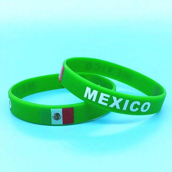 bangle 100pcs mexico flag rubber wrist strap men women print country sport elastic silicone wristband bracelets accessories bangle cuff, Black
bangle 100pcs mexico flag rubber wrist strap men women print country sport elastic silicone wristband bracelets accessories bangle cuff, Black