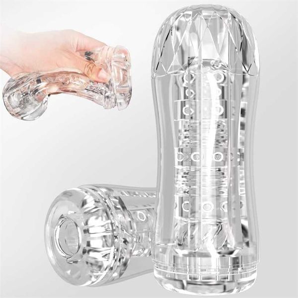 factory outlet manual sucking and squeezing male device portable transparent pocket massager with patterns rational toy set for men
factory outlet manual sucking and squeezing male device portable transparent pocket massager with patterns rational toy set for men