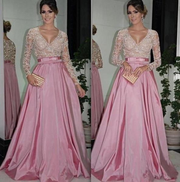 pink prom dresses long sleeves 2021 sparkly sequins lace applique satin ribbon floor length deep v neck custom made evening p8073671, Black
pink prom dresses long sleeves 2021 sparkly sequins lace applique satin ribbon floor length deep v neck custom made evening p8073671, Black