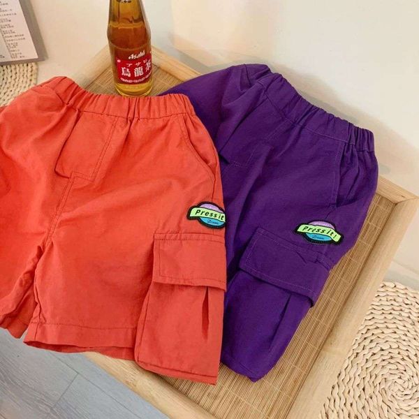 summer children's shorts loose fitting men's baby clothing outdoor casual pants elastic waist pocket design purple and orange soli, Black
summer children's shorts loose fitting men's baby clothing outdoor casual pants elastic waist pocket design purple and orange soli, Black