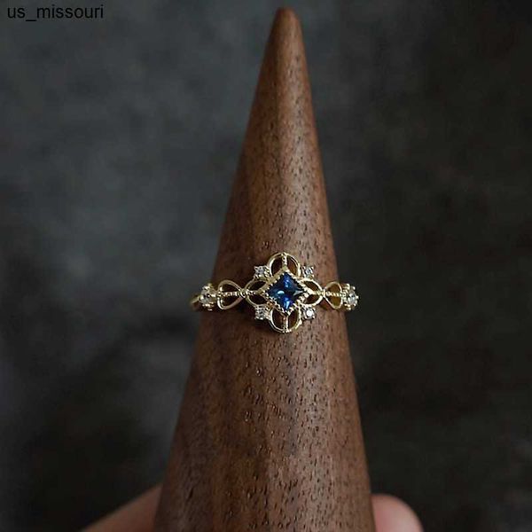 band rings 925 sterling silver 14k gold plated ring for women blue zircon japanese retro hollow simple ring wedding party jewelry j230522
band rings 925 sterling silver 14k gold plated ring for women blue zircon japanese retro hollow simple ring wedding party jewelry j230522
