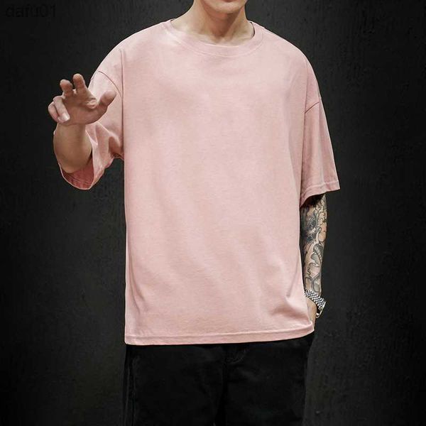 new summer men's t shirt 2022 fashion solid t shirt mens oversized hip hop short sleeve casual cotton mens streetwear tees l230520, White;black
new summer men's t shirt 2022 fashion solid t shirt mens oversized hip hop short sleeve casual cotton mens streetwear tees l230520, White;black