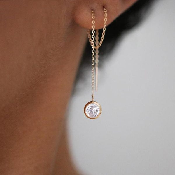 knot 14k gold filled zircon earrings drop earrings handmade threader earrings boho oorbellen brinco vintage jewelry women earrings, Silver
knot 14k gold filled zircon earrings drop earrings handmade threader earrings boho oorbellen brinco vintage jewelry women earrings, Silver