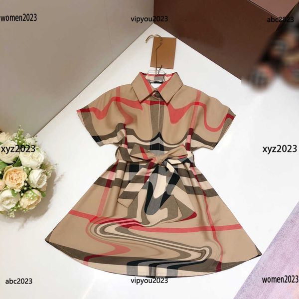 luxury designer kids dress cross stripe design girl dress size 100-160 cm lapel skirt summer product, Red;yellow
luxury designer kids dress cross stripe design girl dress size 100-160 cm lapel skirt summer product, Red;yellow