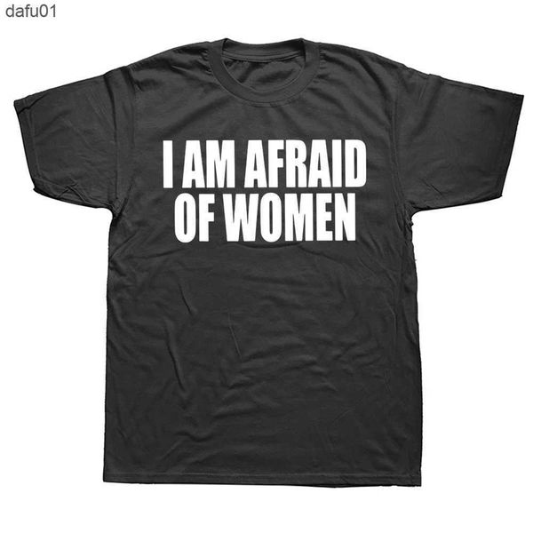 men's t-shirts i am afraid of women t shirt funny jokes humor streetwear short sleeve birthday gifts summer style t-shirt mens clothing, White;black
men's t-shirts i am afraid of women t shirt funny jokes humor streetwear short sleeve birthday gifts summer style t-shirt mens clothing, White;black
