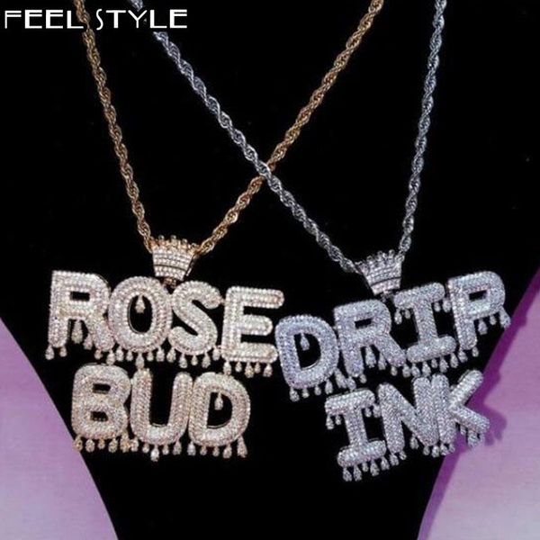 necklaces custom name cubic zircon crown drip iced out bubble letters chain pendants necklaces for men hip hop jewelry with tennis chain, Silver
necklaces custom name cubic zircon crown drip iced out bubble letters chain pendants necklaces for men hip hop jewelry with tennis chain, Silver