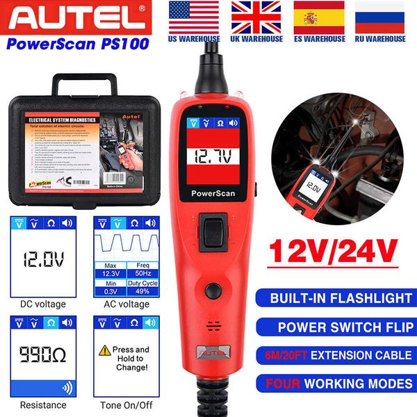 automotive repair kits autel powerscan ps100 automotive circuit tester system 12v/24v auto electrical test probe kit car diagnostic repair t
automotive repair kits autel powerscan ps100 automotive circuit tester system 12v/24v auto electrical test probe kit car diagnostic repair t