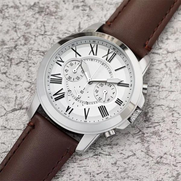 2023 new watch men's leisure diamond watches gold steel case leather quartz wristwatch strap male relogio masculino foss1, Slivery;brown
2023 new watch men's leisure diamond watches gold steel case leather quartz wristwatch strap male relogio masculino foss1, Slivery;brown
