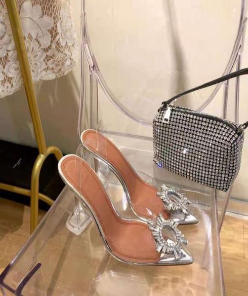 amina highheeled casual sandal crystal design sun disk transparent novelty9803018, Black