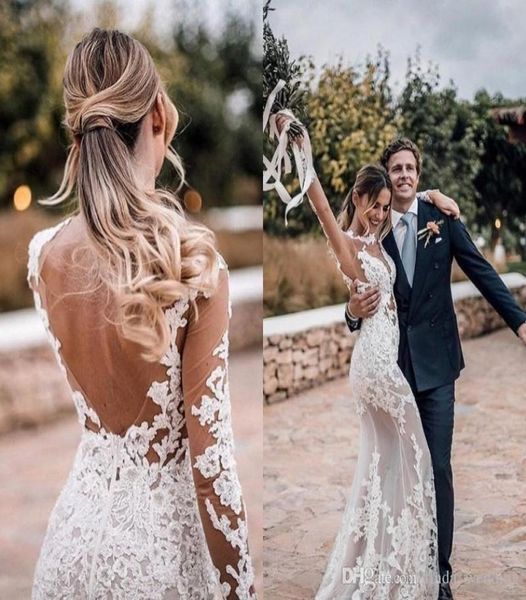 mermaid open back boho wedding dresses glamorous long sleeves lace garden country church bride bridal gowns custom made plus size3171877, White
mermaid open back boho wedding dresses glamorous long sleeves lace garden country church bride bridal gowns custom made plus size3171877, White
