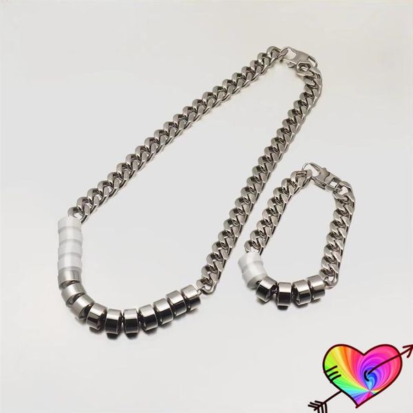 necklaces 1017 alyx 9sm merge necklace 2022 men women hook closure 1 1 alyx necklace colorfast patchwork beaded chain, Silver
necklaces 1017 alyx 9sm merge necklace 2022 men women hook closure 1 1 alyx necklace colorfast patchwork beaded chain, Silver