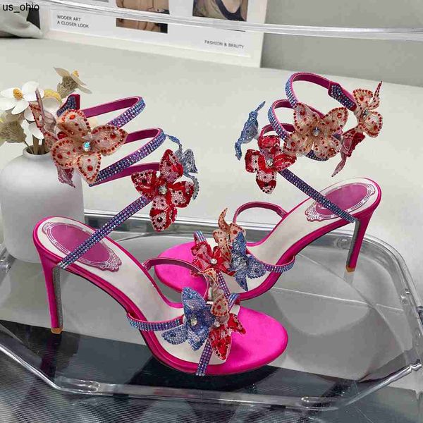 sandals fuchsia flower sandals serpentine 95cm high heeled shoe designers crystal rhinestone decoration stiletto heel women rome sandal 412, Black
sandals fuchsia flower sandals serpentine 95cm high heeled shoe designers crystal rhinestone decoration stiletto heel women rome sandal 412, Black