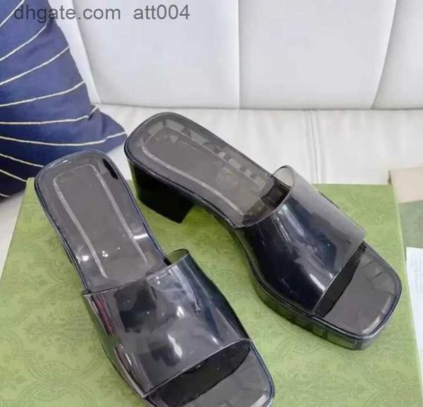 designer transparency slippers women leisure letter printing jelly chunky heels sandal fashion rubber luxury brand beach high-heeled shoes w, Black
designer transparency slippers women leisure letter printing jelly chunky heels sandal fashion rubber luxury brand beach high-heeled shoes w, Black
