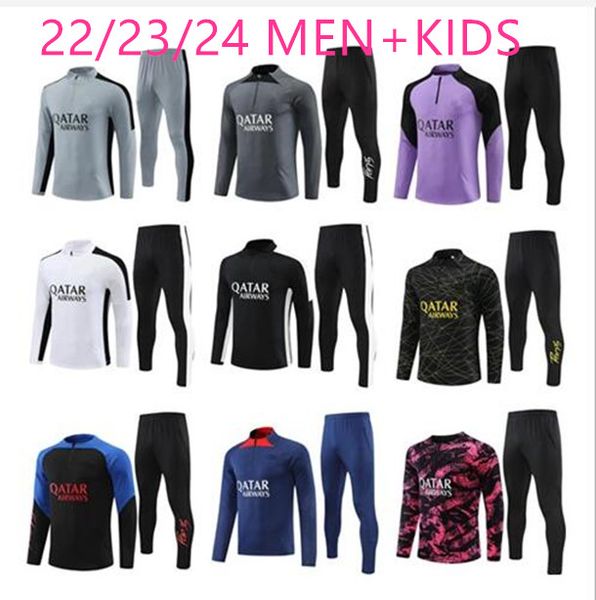 23/24 paris tracksuits training psgs chandal 22 23 24 mbappe kit survetement foot tuta jacket retro futbol soccer football men and kids, Black
23/24 paris tracksuits training psgs chandal 22 23 24 mbappe kit survetement foot tuta jacket retro futbol soccer football men and kids, Black