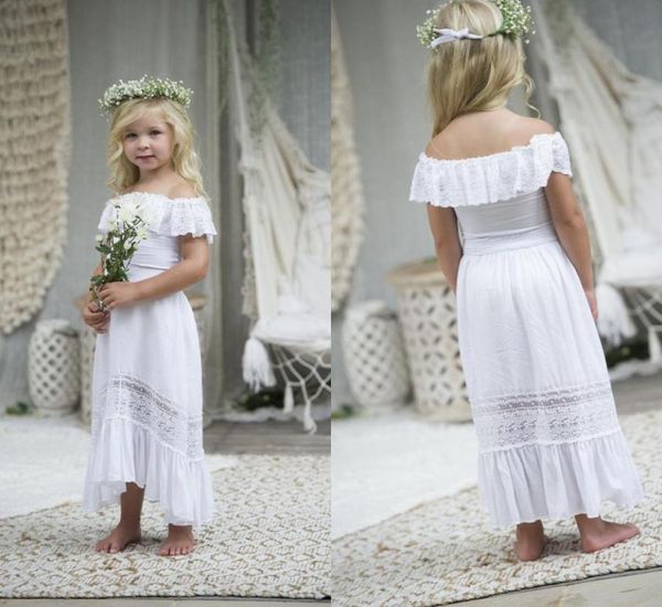 lovely bohemian off the shoulder white flower girls dresses for wedding with sleeves long lace backless beach boho first communion2074328, White;blue
lovely bohemian off the shoulder white flower girls dresses for wedding with sleeves long lace backless beach boho first communion2074328, White;blue
