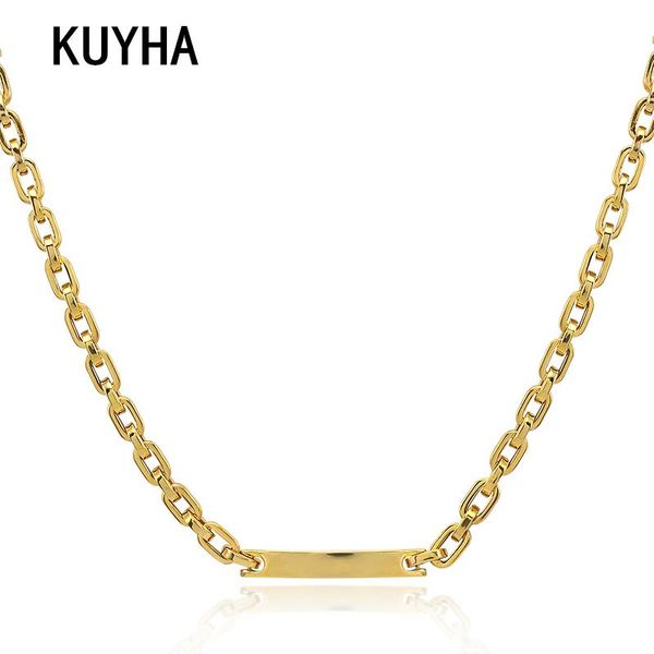 necklaces trendy necklace choker id stainless steel women men chain gold silver color pendant collier jewelry link
necklaces trendy necklace choker id stainless steel women men chain gold silver color pendant collier jewelry link