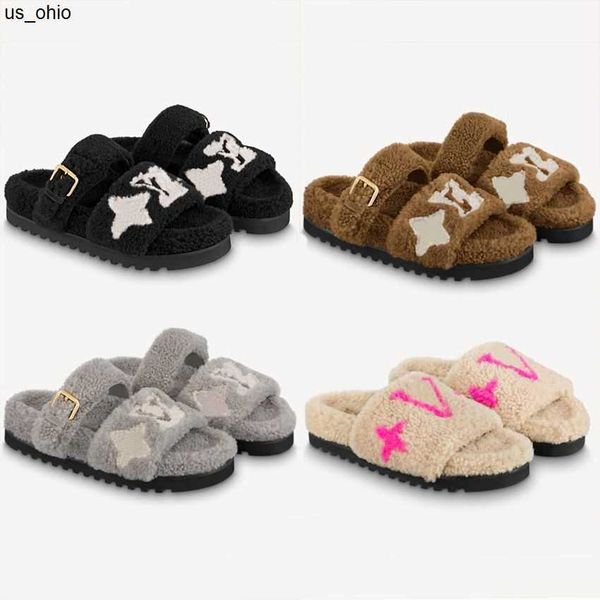 sandals designer sandals womens black white wool slippers large letter lambs womens slide slider platform slider running geta j0523
sandals designer sandals womens black white wool slippers large letter lambs womens slide slider platform slider running geta j0523