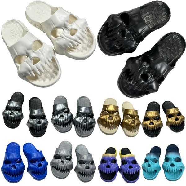 mens womens cool punk skeleton slippers vintage classic designer slides uality comfortable sandals medium casual embroidered sandals, Black
mens womens cool punk skeleton slippers vintage classic designer slides uality comfortable sandals medium casual embroidered sandals, Black