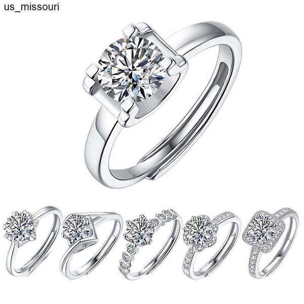 band rings 1 23 moissanite rings 100 925 sterling silver lab diamond adjustable opening solid ring classic wedding band jewelry j230522
band rings 1 23 moissanite rings 100 925 sterling silver lab diamond adjustable opening solid ring classic wedding band jewelry j230522