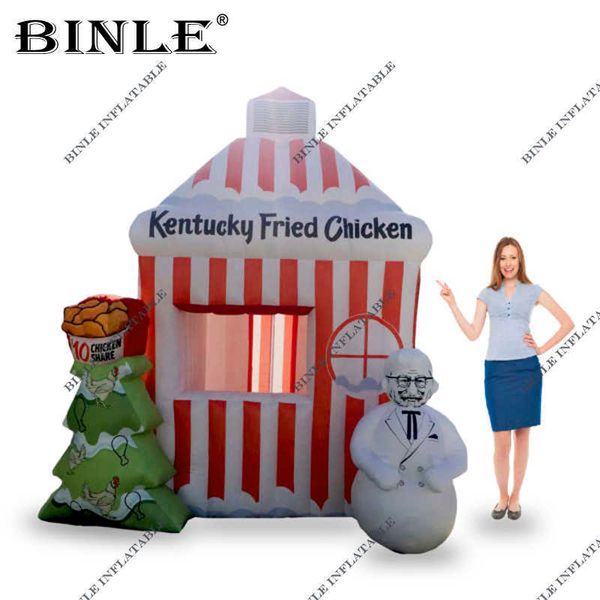 custom inflatable food kiosk inflatable fried chicken pavilion/booth for promotion
custom inflatable food kiosk inflatable fried chicken pavilion/booth for promotion