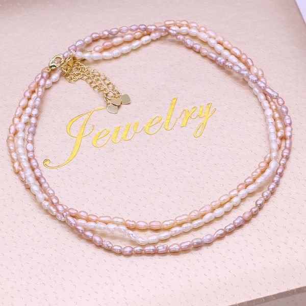 necklaces natural freshwater pearl choker necklace small rice pearls jewelry for women wedding copper clasp length 36+5cm 2020 trend, Silver
necklaces natural freshwater pearl choker necklace small rice pearls jewelry for women wedding copper clasp length 36+5cm 2020 trend, Silver