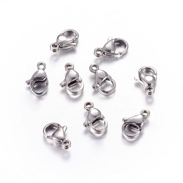 polish 304 stainless steel lobster claw clasps jewelry findings for necklaces and bracelets diy hole 1.5mm 200pcs, Blue
polish 304 stainless steel lobster claw clasps jewelry findings for necklaces and bracelets diy hole 1.5mm 200pcs, Blue