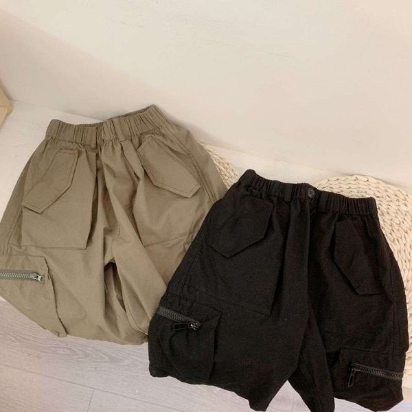 children's clothing summer shorts thin breathable boys' new pants elastic waist loose casual korean style zipper pocket solid desi, Black
children's clothing summer shorts thin breathable boys' new pants elastic waist loose casual korean style zipper pocket solid desi, Black