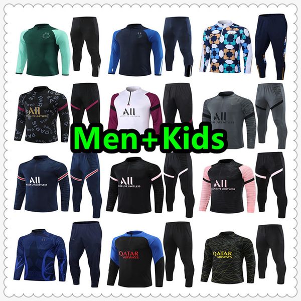 21 22 23 psgs tracksuit soccer jersey psgs messis mbappe classic style training suit half pull long sleeve sergio ramos verratti icardi kids, Black
21 22 23 psgs tracksuit soccer jersey psgs messis mbappe classic style training suit half pull long sleeve sergio ramos verratti icardi kids, Black