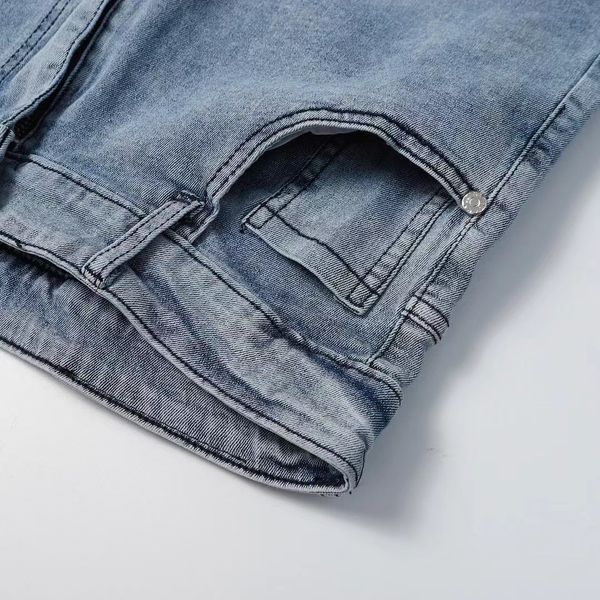 jeans super soft khmer washed denim fabric touch extreme exquisite texture very good body simple atmospheric design, Blue
jeans super soft khmer washed denim fabric touch extreme exquisite texture very good body simple atmospheric design, Blue
