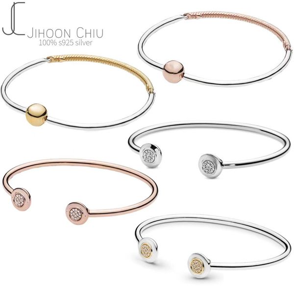 bangle authentic 925 sterling silver twotone signature open bracelets fit european original charm bead for women diy jewelry bangle, Black
bangle authentic 925 sterling silver twotone signature open bracelets fit european original charm bead for women diy jewelry bangle, Black