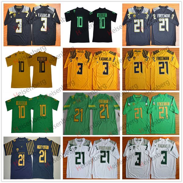 ncaa college oregon ducks football jerseys 3 vernon adams 10 justin herbert 21 royce an jersey, Black
ncaa college oregon ducks football jerseys 3 vernon adams 10 justin herbert 21 royce an jersey, Black