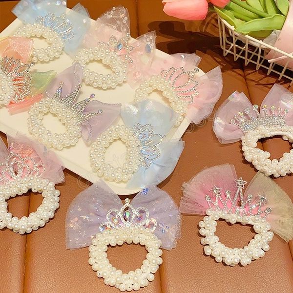 fashion bowknot pearl crown princess hair bands elastic rubber bands hair rope children hair bun ties hair styling accessories, Slivery;white
fashion bowknot pearl crown princess hair bands elastic rubber bands hair rope children hair bun ties hair styling accessories, Slivery;white