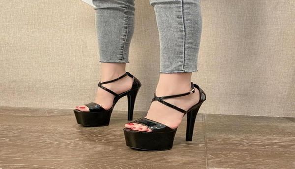 size 3541 black sandals 17cm high heels ladies stripper shoes thin heel cross strap party pumps women gladiator platform sandal5709167
size 3541 black sandals 17cm high heels ladies stripper shoes thin heel cross strap party pumps women gladiator platform sandal5709167