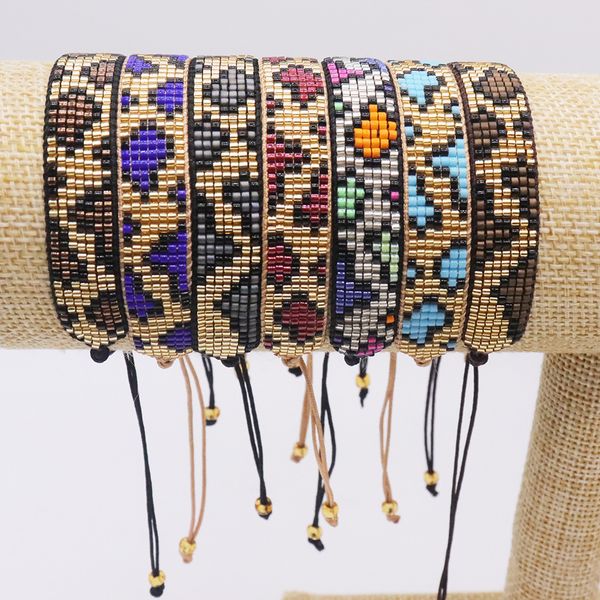 rice bead leopard bracelet bohemian beaded bracelet women's fashion accessories, Black
rice bead leopard bracelet bohemian beaded bracelet women's fashion accessories, Black