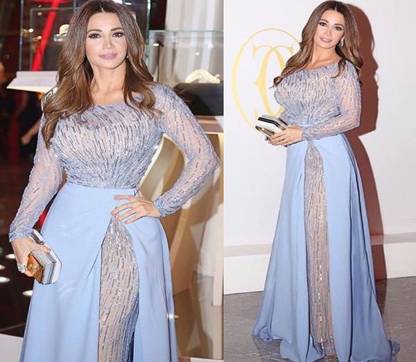 light blue evening dresses full beads 2017 side split with long sheer sleeves floor length saudi arabic styke prom gowns3758183, Black;red
light blue evening dresses full beads 2017 side split with long sheer sleeves floor length saudi arabic styke prom gowns3758183, Black;red