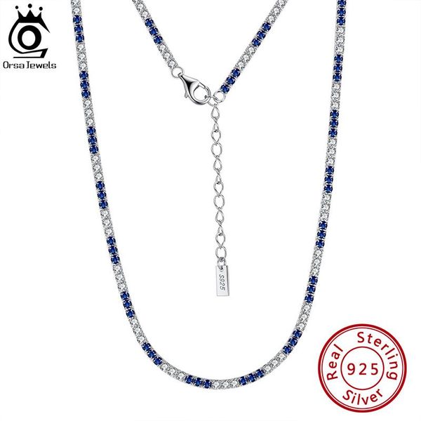 necklaces orsa jewels solid 925 sterling silver italian tennis necklace with 2.0mm white and blue round cut zirconia chain necklace sc49
necklaces orsa jewels solid 925 sterling silver italian tennis necklace with 2.0mm white and blue round cut zirconia chain necklace sc49
