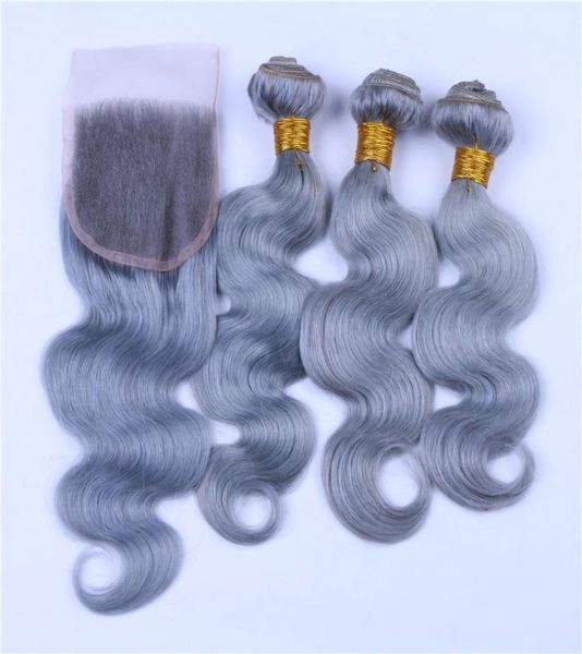 grey human hair bundles with lace closure 4x4 silver gray virgin peruvian body wave hair lace closure and weave bundles deals6500842, Black
grey human hair bundles with lace closure 4x4 silver gray virgin peruvian body wave hair lace closure and weave bundles deals6500842, Black