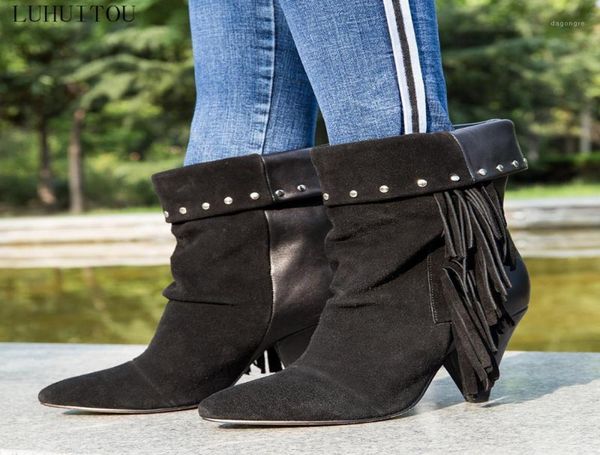 boots womens fashion winter highheeled woman autumn suede fringe ankle tassel casual genuine leather shoes cowboy13380157, Black
boots womens fashion winter highheeled woman autumn suede fringe ankle tassel casual genuine leather shoes cowboy13380157, Black
