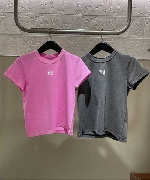 aw king 2023 spring designer summer new women's cotton foam letter printing wang old short-sleeved t-shirt breathable design 60ess, White
aw king 2023 spring designer summer new women's cotton foam letter printing wang old short-sleeved t-shirt breathable design 60ess, White