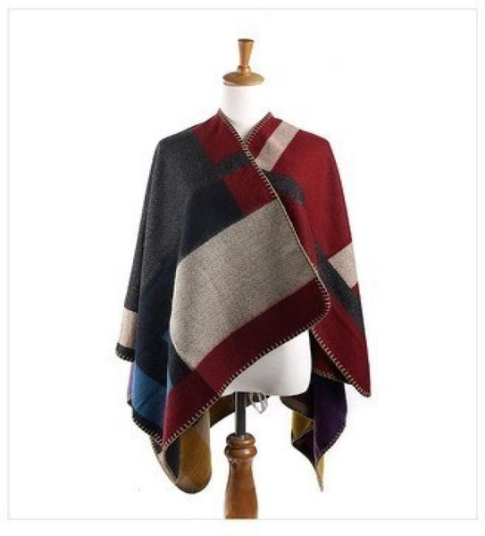 2018 new women poncho b cashmere wool scarf embroidery personalized poncho cape block check blanket poncho s181019045089621, Blue;gray
2018 new women poncho b cashmere wool scarf embroidery personalized poncho cape block check blanket poncho s181019045089621, Blue;gray