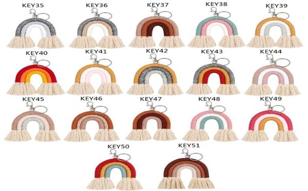 weaving rainbow keychains for women tassel macrame keyrings key holder jewelry2284959, Silver
weaving rainbow keychains for women tassel macrame keyrings key holder jewelry2284959, Silver